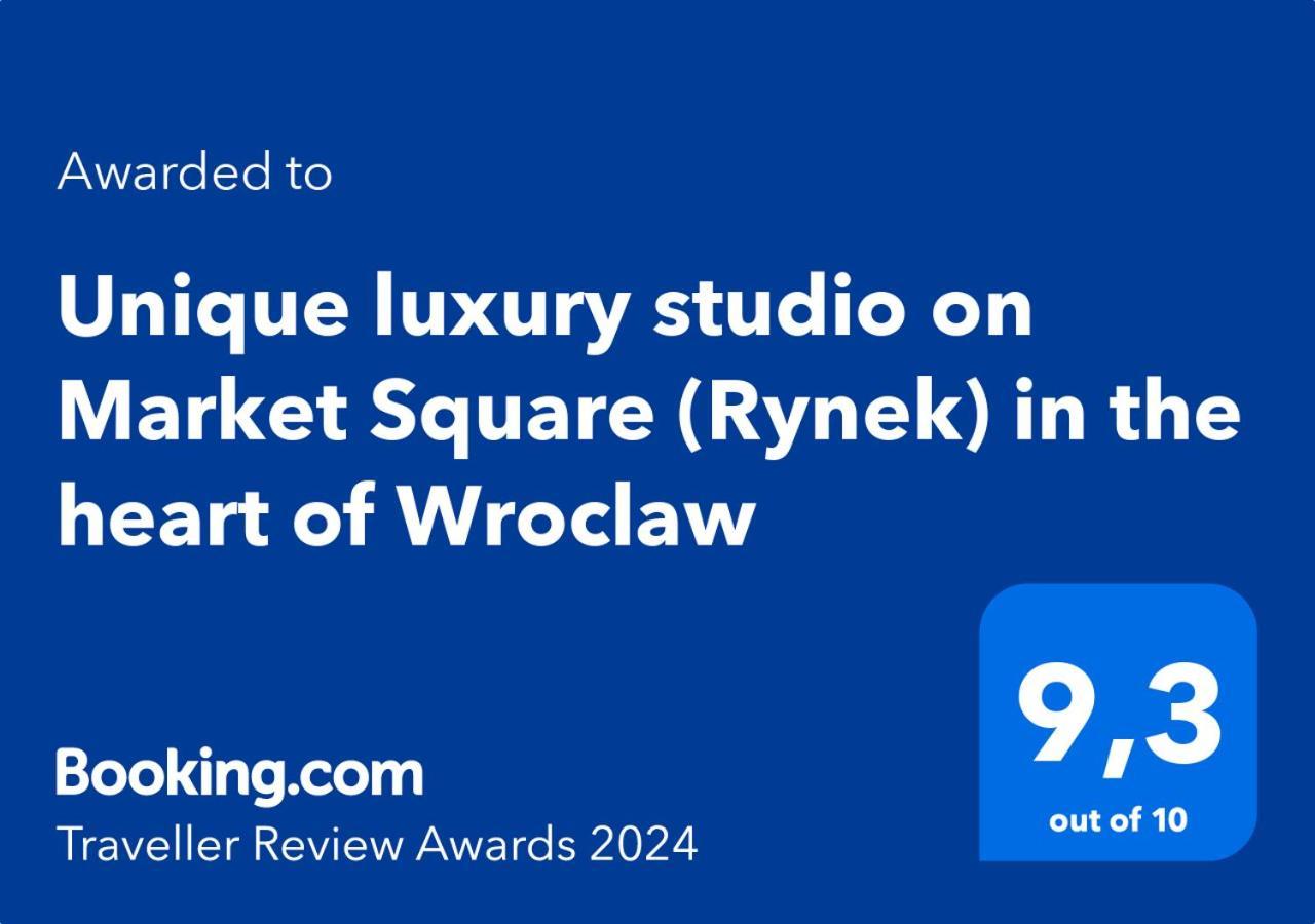 Unique Luxury Studio On Market Square Apartamento Wrocław Exterior foto